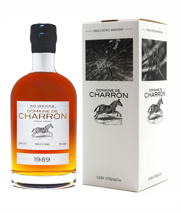 Armagnac 1989 Domaine de Charron Brut de fut